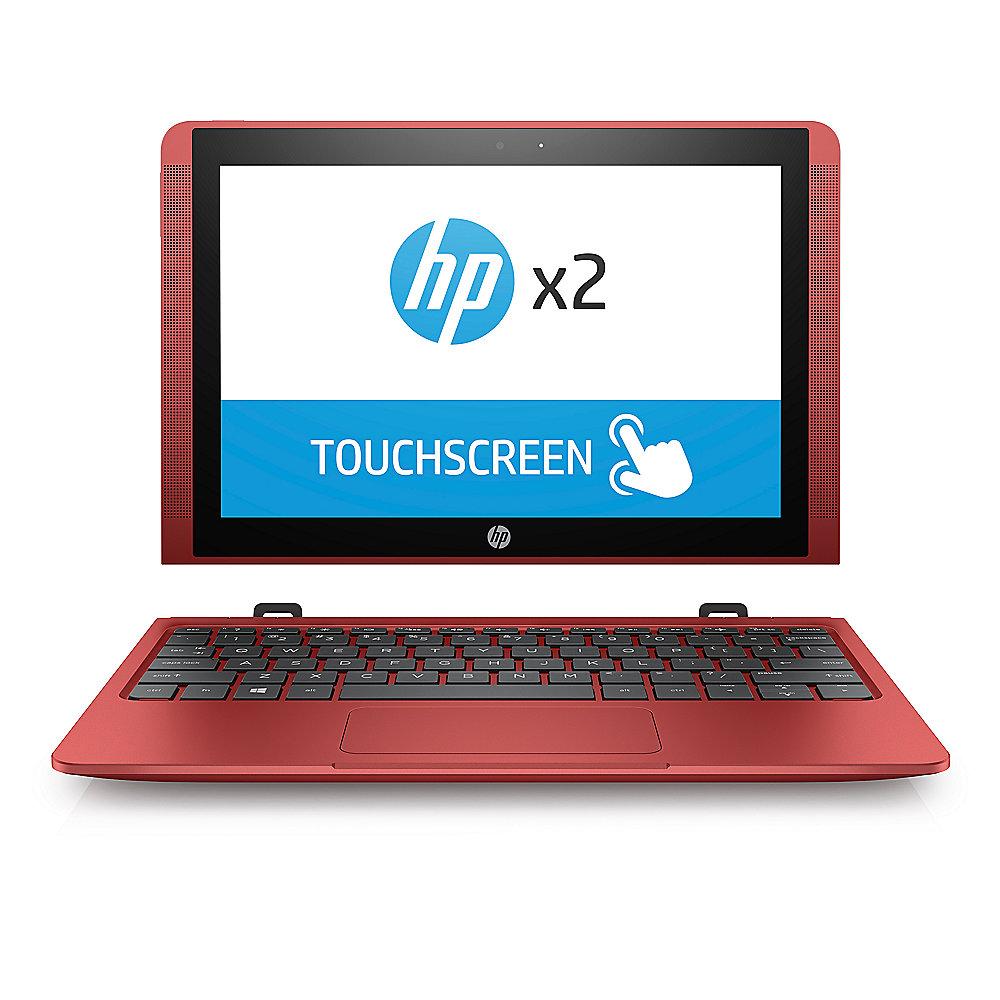 HP x2 10-p001ng 2in1 Touch Notebook rot x5-Z8350 32GB eMMC HD Windows 10