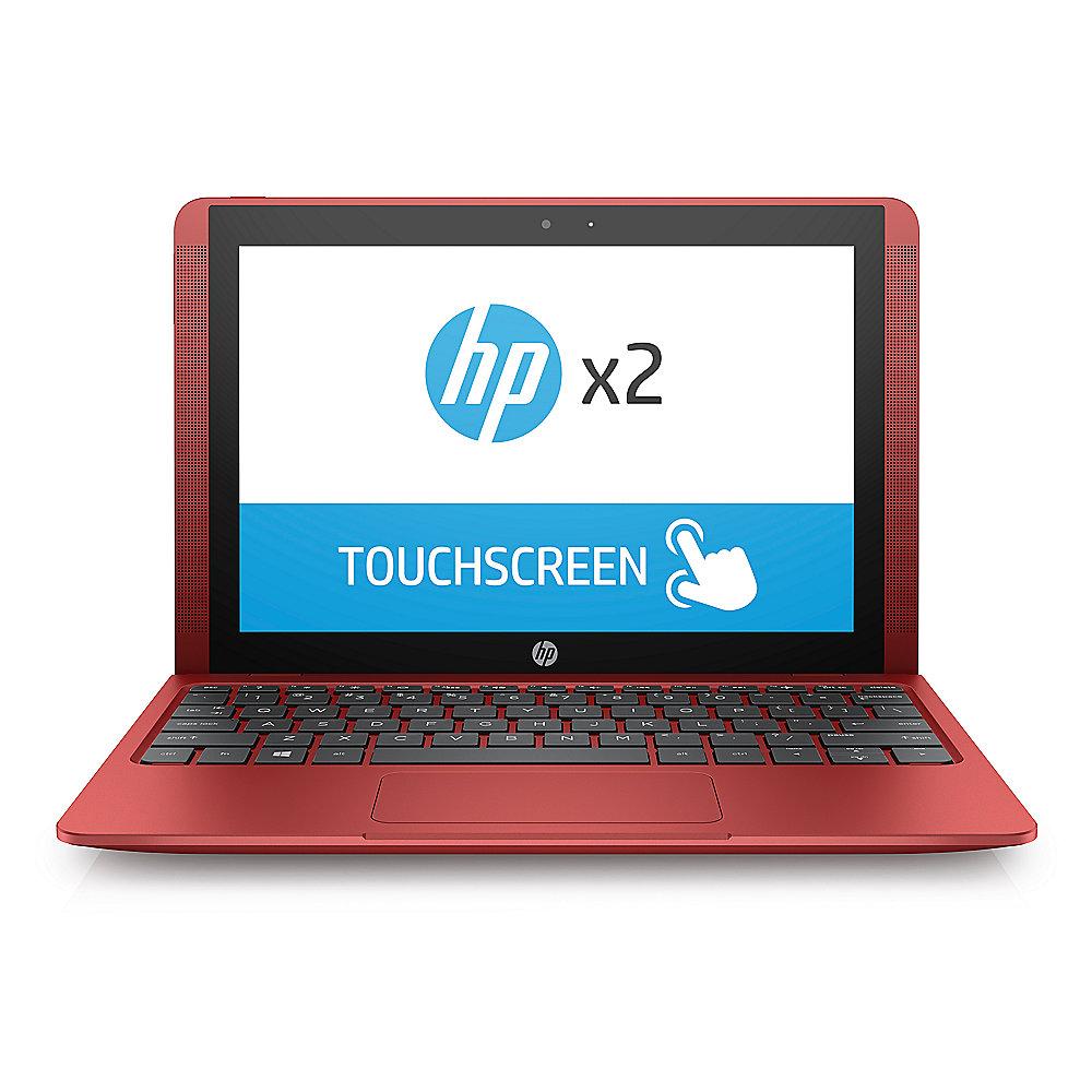 HP x2 10-p001ng 2in1 Touch Notebook rot x5-Z8350 32GB eMMC HD Windows 10