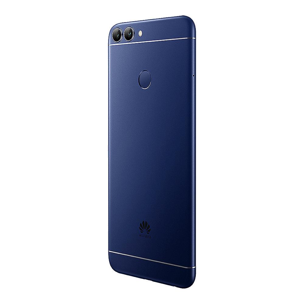 HUAWEI P smart Dual-SIM blue Android 8.0 Smartphone mit Dual-Kamera, HUAWEI, P, smart, Dual-SIM, blue, Android, 8.0, Smartphone, Dual-Kamera