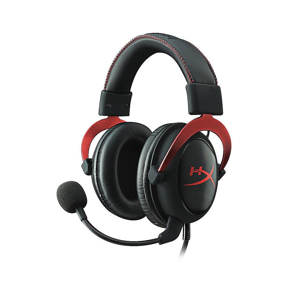 HyperX Cloud II Headset Red PC/Mac/PS4/XBOX One, HyperX, Cloud, II, Headset, Red, PC/Mac/PS4/XBOX, One