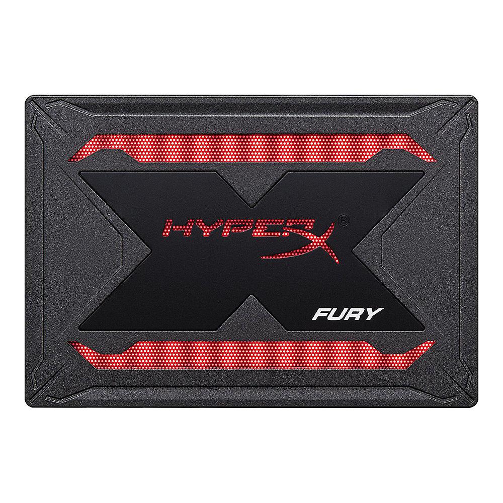 HyperX FURY RGB SATA SSD 480GB 3D NAND TLC 2.5zoll, HyperX, FURY, RGB, SATA, SSD, 480GB, 3D, NAND, TLC, 2.5zoll