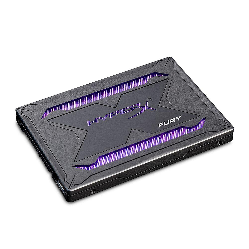 HyperX FURY RGB SATA SSD 480GB 3D NAND TLC 2.5zoll