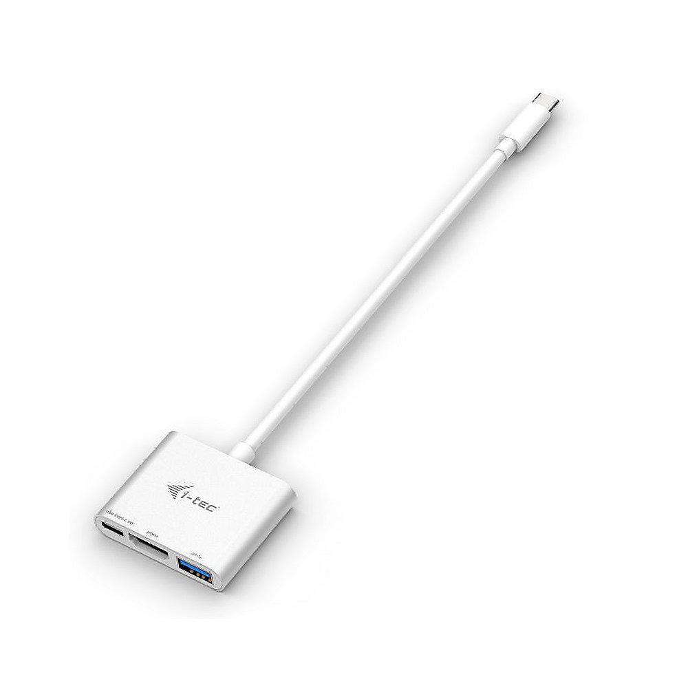 i-tec USB 3.1 Type-C auf HDMI, USB 3.0, USB Type-C Adapter mit Power Delivery