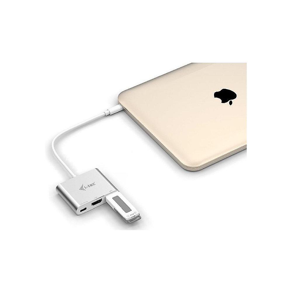 i-tec USB 3.1 Type-C auf HDMI, USB 3.0, USB Type-C Adapter mit Power Delivery