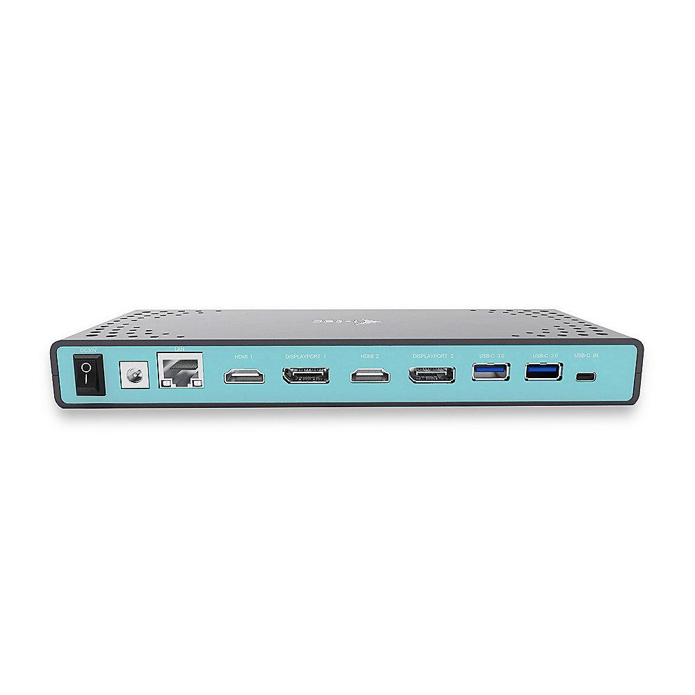 i-tec USB-C/A 4K Dual Display Docking Station HDMI/DP/6xUSB/Audio