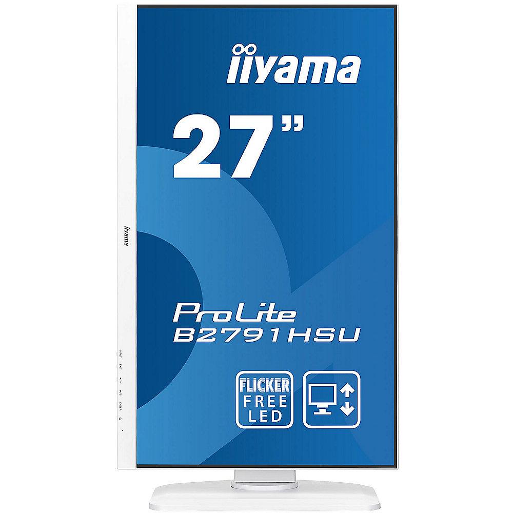 iiyama ProLite B2791HSU-W1 68,6cm (27") FHD VGA/HDMI/DP 1ms 12Mio:1 Pivot LED LS