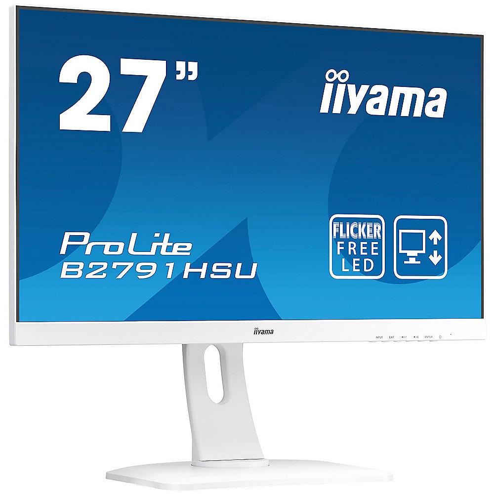 iiyama ProLite B2791HSU-W1 68,6cm (27") FHD VGA/HDMI/DP 1ms 12Mio:1 Pivot LED LS