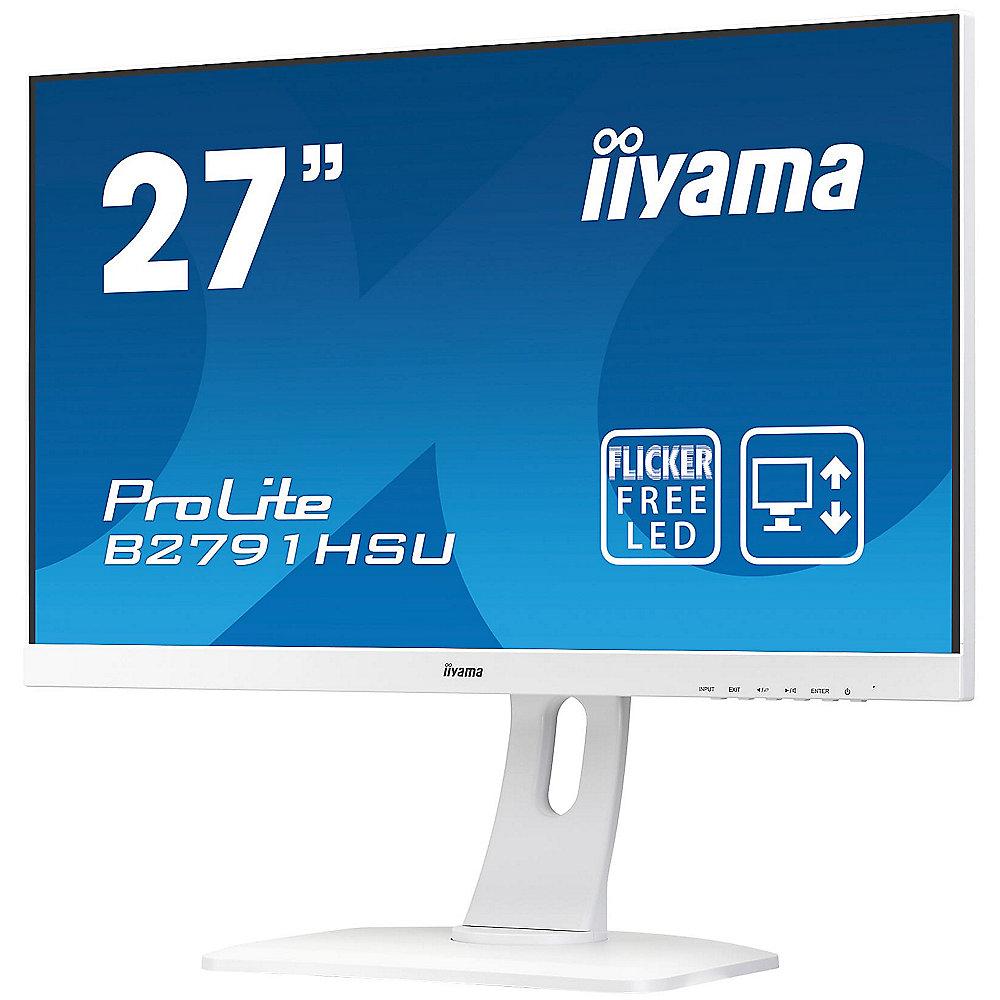 iiyama ProLite B2791HSU-W1 68,6cm (27") FHD VGA/HDMI/DP 1ms 12Mio:1 Pivot LED LS