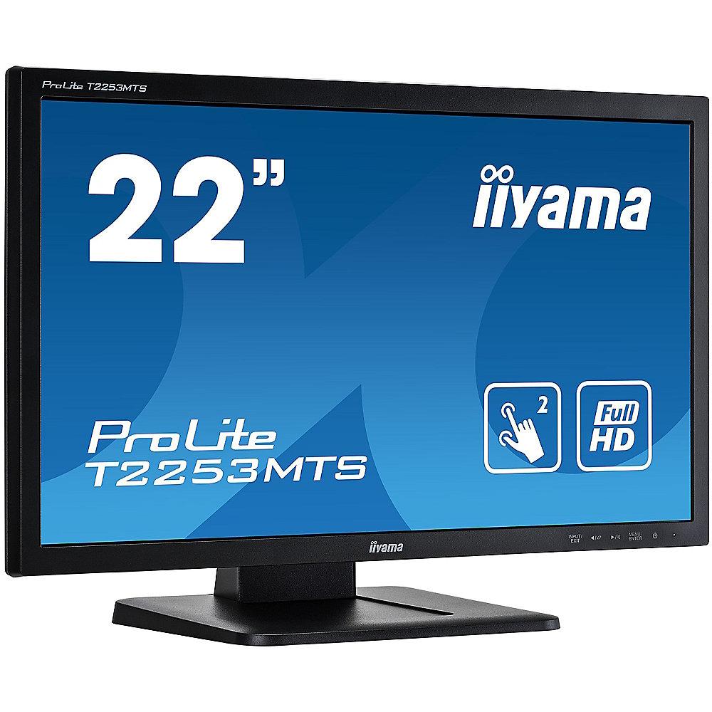 iiyama ProLite T2253MTS-B1 54.7cm (21.5") Dual Touchscreen Monitor optical