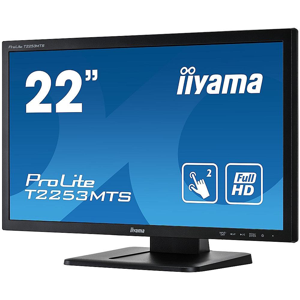 iiyama ProLite T2253MTS-B1 54.7cm (21.5") Dual Touchscreen Monitor optical