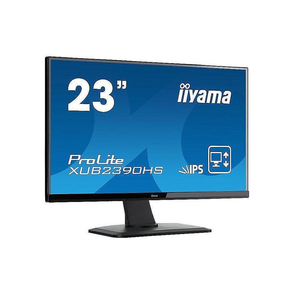 iiyama ProLite XUB2390HS-B1 58,4m/23" 16:9 FHD VGA/DVI/HDMI 5ms IPS LED LS