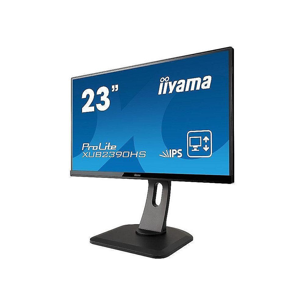 iiyama ProLite XUB2390HS-B1 58,4m/23" 16:9 FHD VGA/DVI/HDMI 5ms IPS LED LS