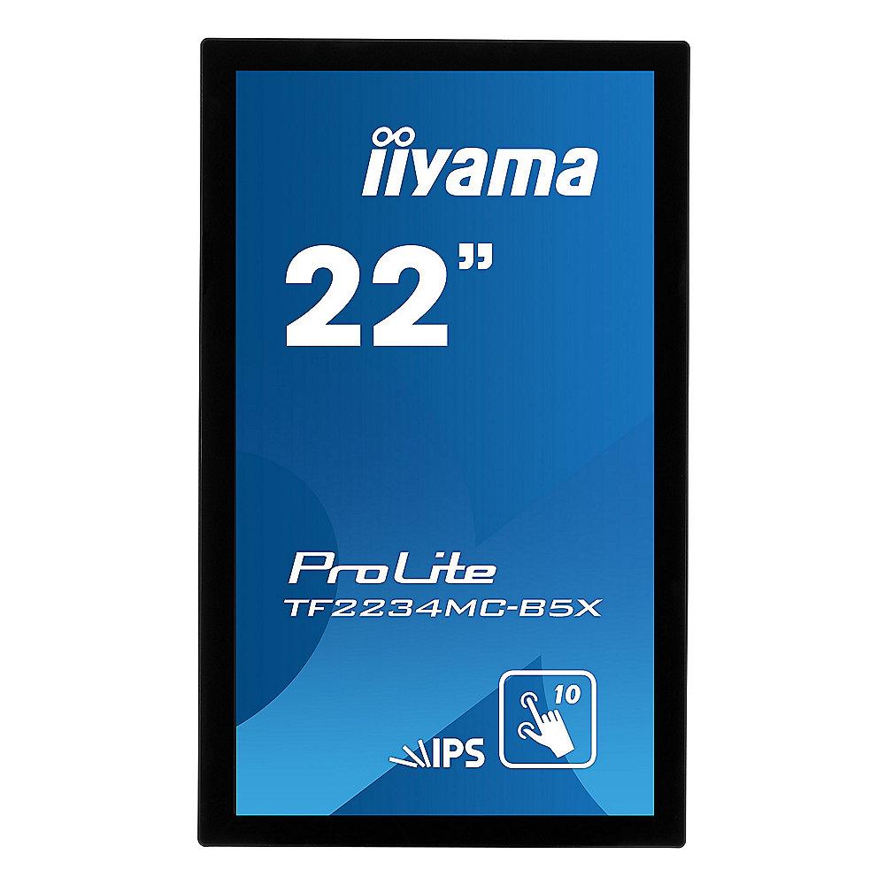 iiyama TF2234MC-B5X 21,5"/55cm FHD Multi-Touch Monitor HDMI/DP/VGA/USB LS