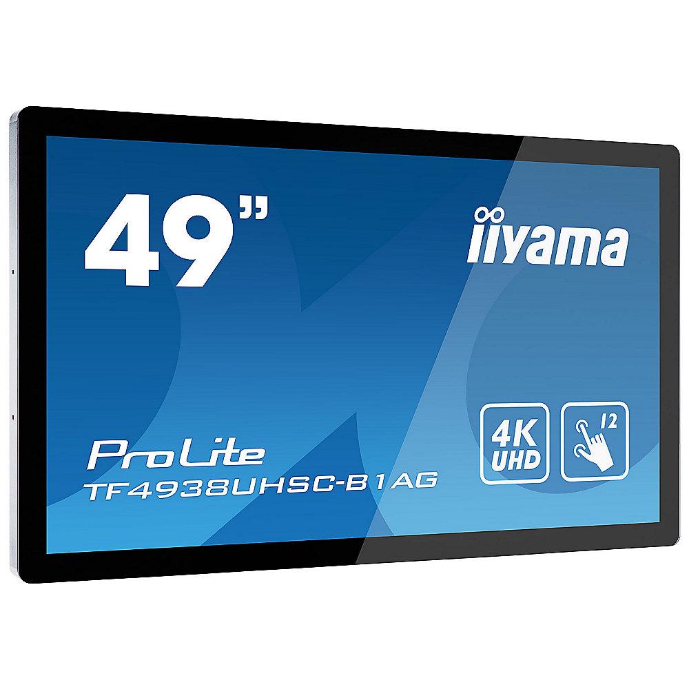 iiyama TF4938UHSC-B1AG 48,5"/123,2cm 4K UHD Multi-Touch Monitor DVI/HDMI/DP/VGA