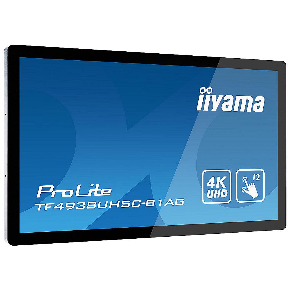 iiyama TF4938UHSC-B1AG 48,5"/123,2cm 4K UHD Multi-Touch Monitor DVI/HDMI/DP/VGA