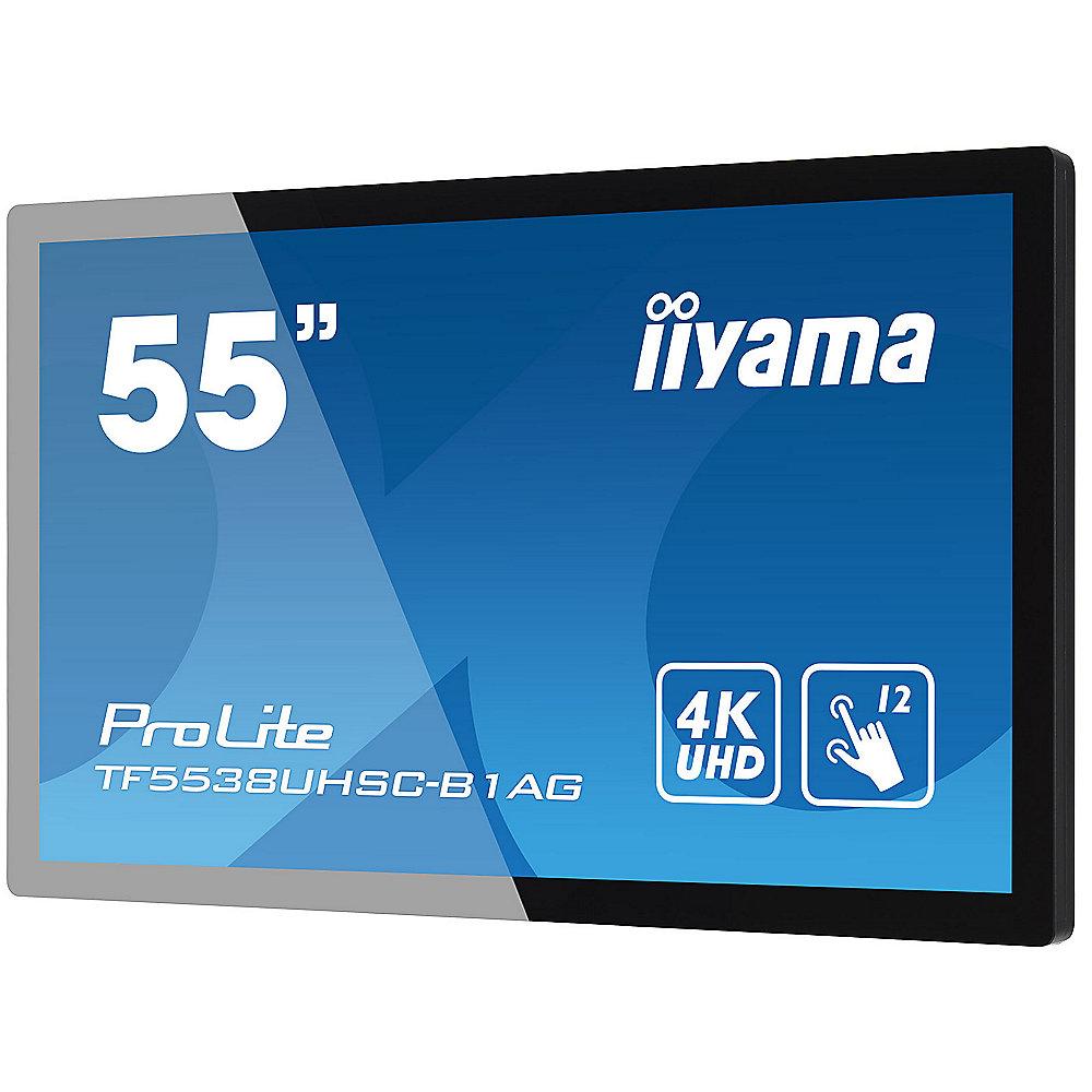 iiyama TF5538UHSC-B1AG 55"/139cm 4K UHD Multi-Touch Monitor DVI/HDMI/DP/VGA LS