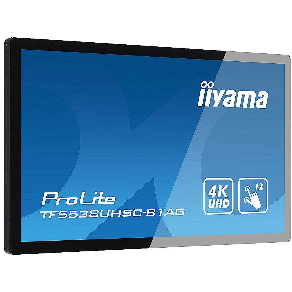 iiyama TF5538UHSC-B1AG 55"/139cm 4K UHD Multi-Touch Monitor DVI/HDMI/DP/VGA LS