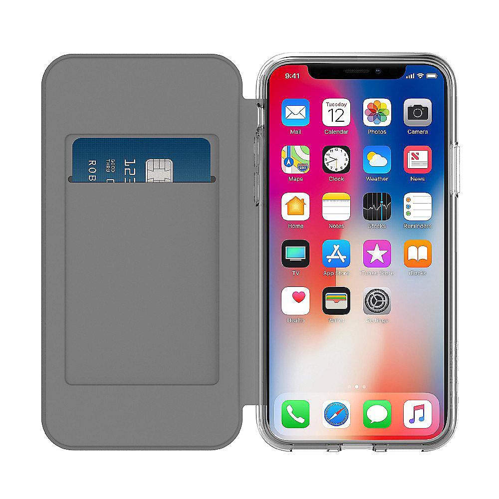 Incipio NGP Folio Case für Apple iPhone X, transparent/schwarz, Incipio, NGP, Folio, Case, Apple, iPhone, X, transparent/schwarz