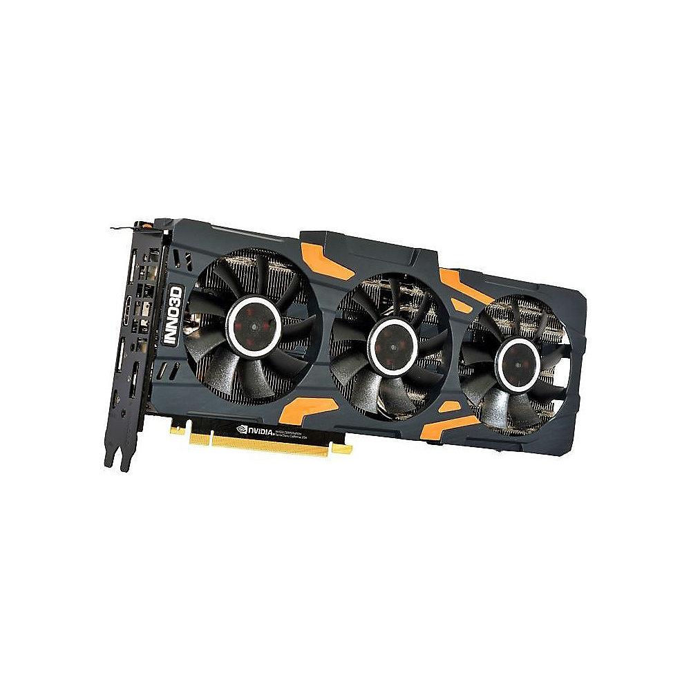 INNO3D GeForce RTX 2080 Gaming OC X3 8GB GDDR6 Grafikkarte 3xDP/HDMI/USB-C, INNO3D, GeForce, RTX, 2080, Gaming, OC, X3, 8GB, GDDR6, Grafikkarte, 3xDP/HDMI/USB-C