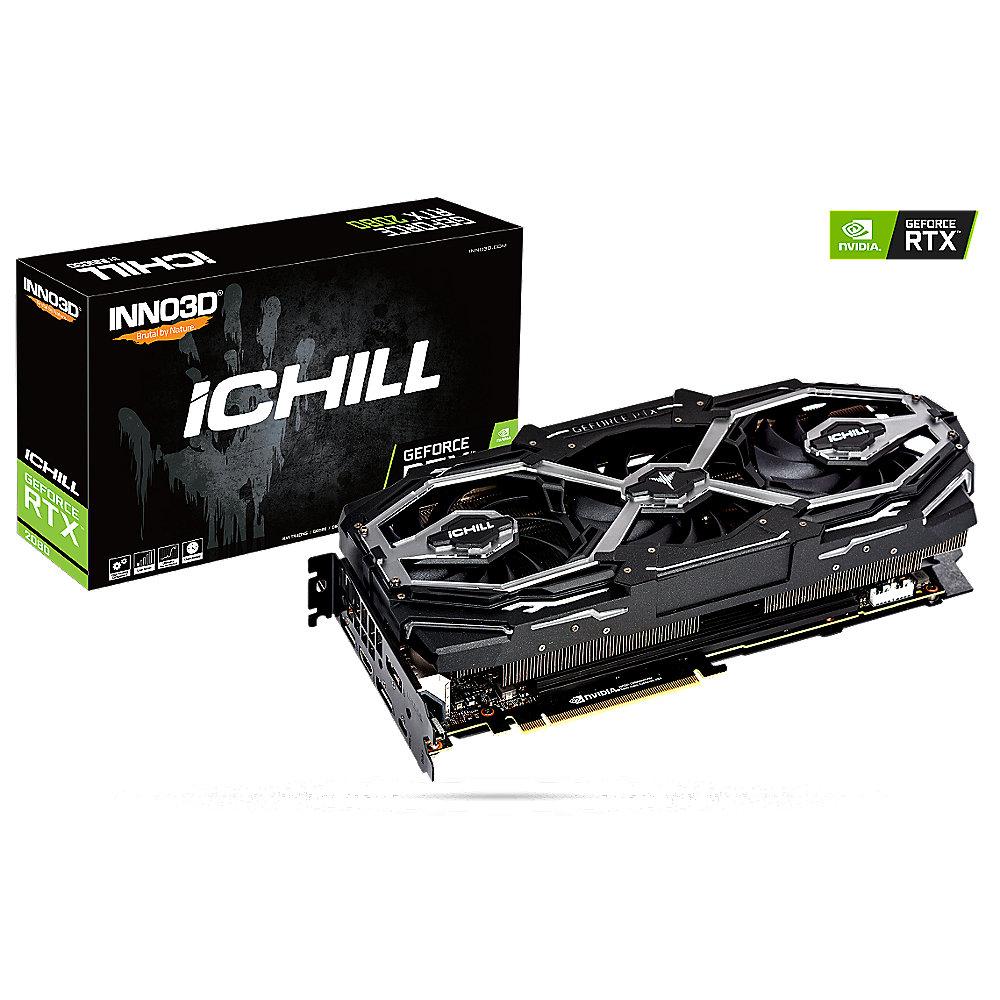 INNO3D GeForce RTX 2080 iCHILL X3 JEKYLL 8GB GDDR6 Grafikkarte 3xDP/HDMI/USB-C, INNO3D, GeForce, RTX, 2080, iCHILL, X3, JEKYLL, 8GB, GDDR6, Grafikkarte, 3xDP/HDMI/USB-C