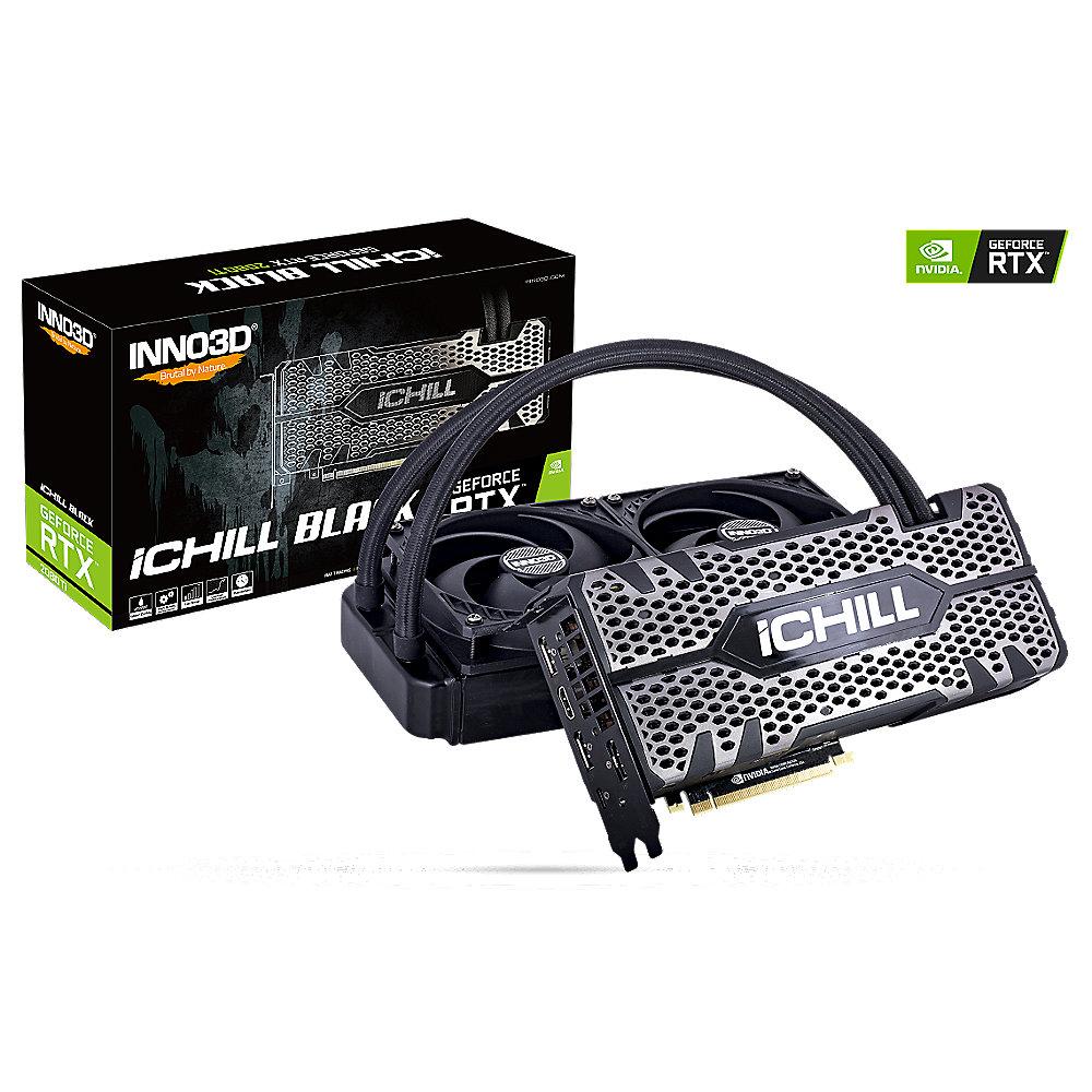 Inno3D GeForce RTX 2080Ti iCHILL Black 11GB GDDR6 Grafikkarte 3xDP/HDMI/USB-C, Inno3D, GeForce, RTX, 2080Ti, iCHILL, Black, 11GB, GDDR6, Grafikkarte, 3xDP/HDMI/USB-C