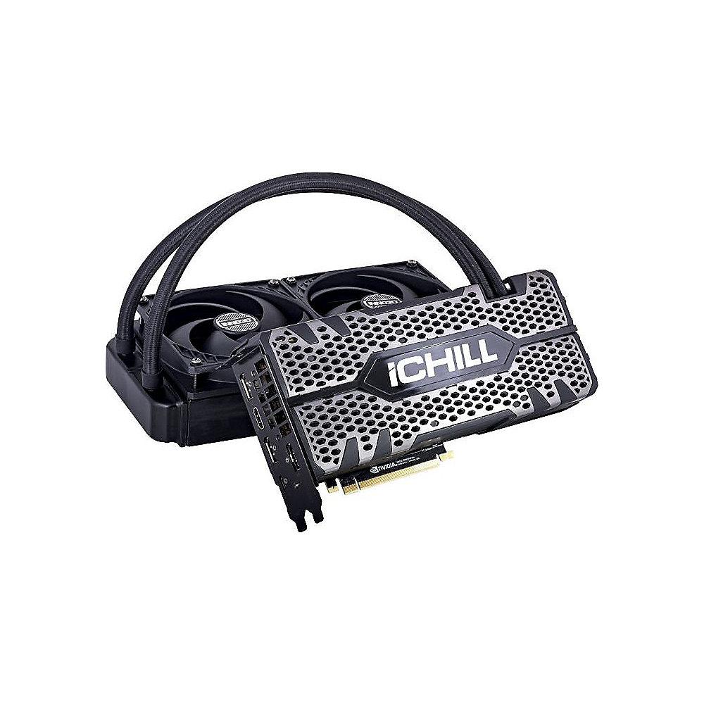 Inno3D GeForce RTX 2080Ti iCHILL Black 11GB GDDR6 Grafikkarte 3xDP/HDMI/USB-C, Inno3D, GeForce, RTX, 2080Ti, iCHILL, Black, 11GB, GDDR6, Grafikkarte, 3xDP/HDMI/USB-C
