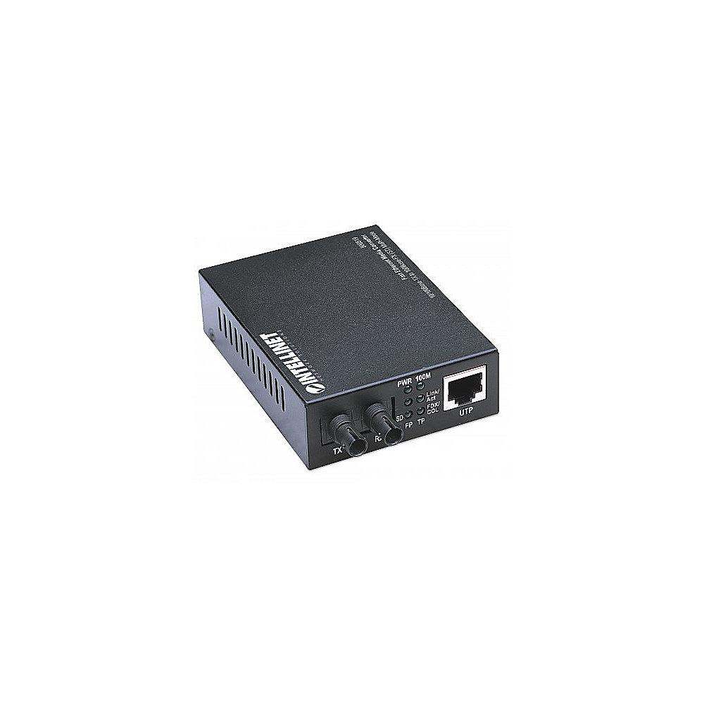 Intellinet Fast Ethernet Medienkonverter ST Multimode 2km