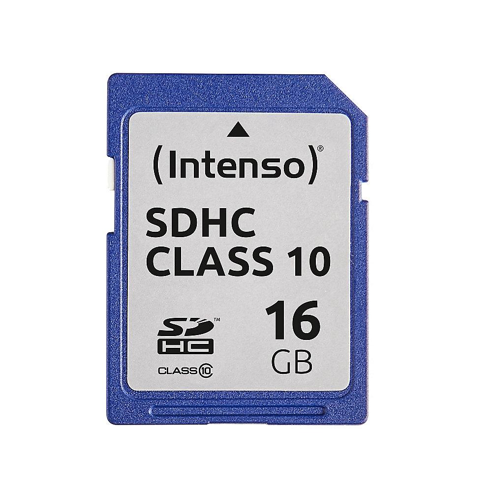 Intenso 16 GB SDHC Speicherkarte (40 MB/s, Class 10)