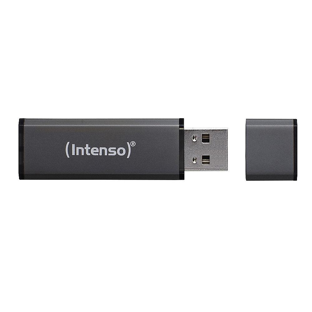 Intenso 16GB Alu Line USB 2.0 Stick anthrazit Aluminium