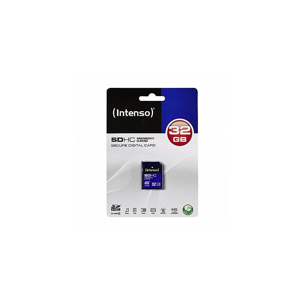 Intenso 32 GB SDHC Speicherkarte (21 MB/s, Class 4)