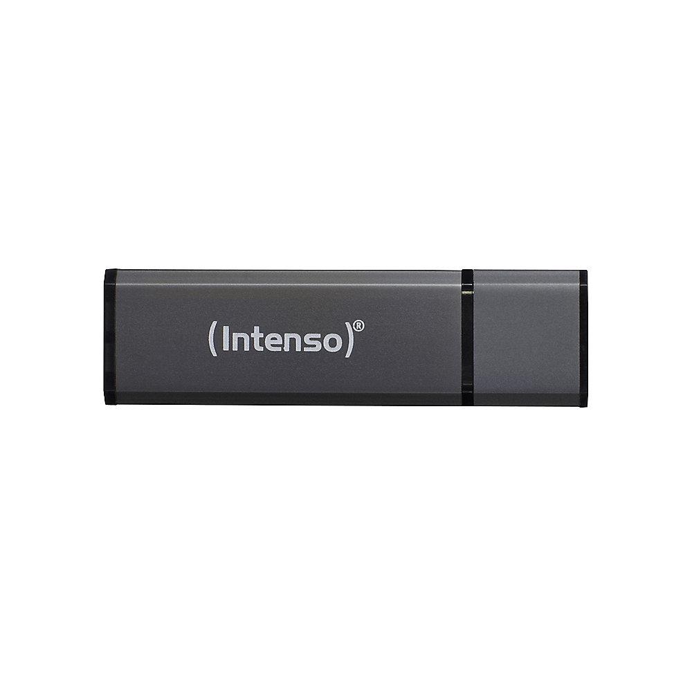 Intenso 64GB Alu Line USB 2.0 Stick anthrazit Aluminium