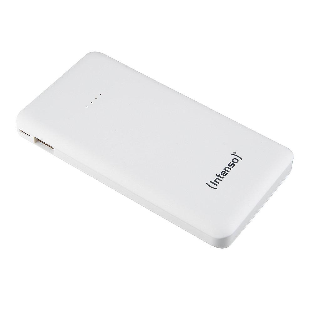 Intenso mobiles Ladegerät Powerbank Slim 10.000 mAh weiß