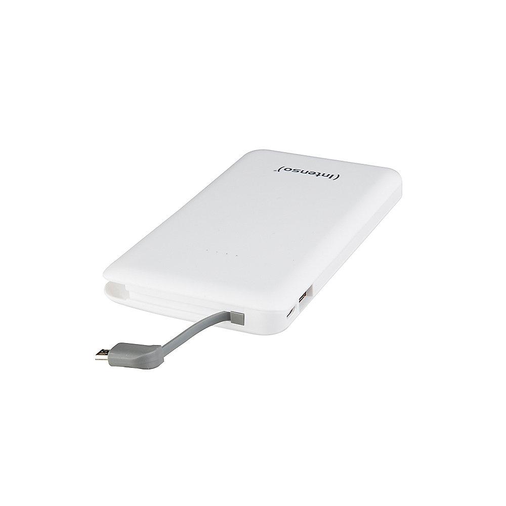 Intenso mobiles Ladegerät Powerbank Slim 10.000 mAh weiß