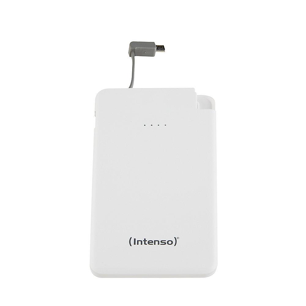 Intenso mobiles Ladegerät Powerbank Slim 5000 mAh weiß