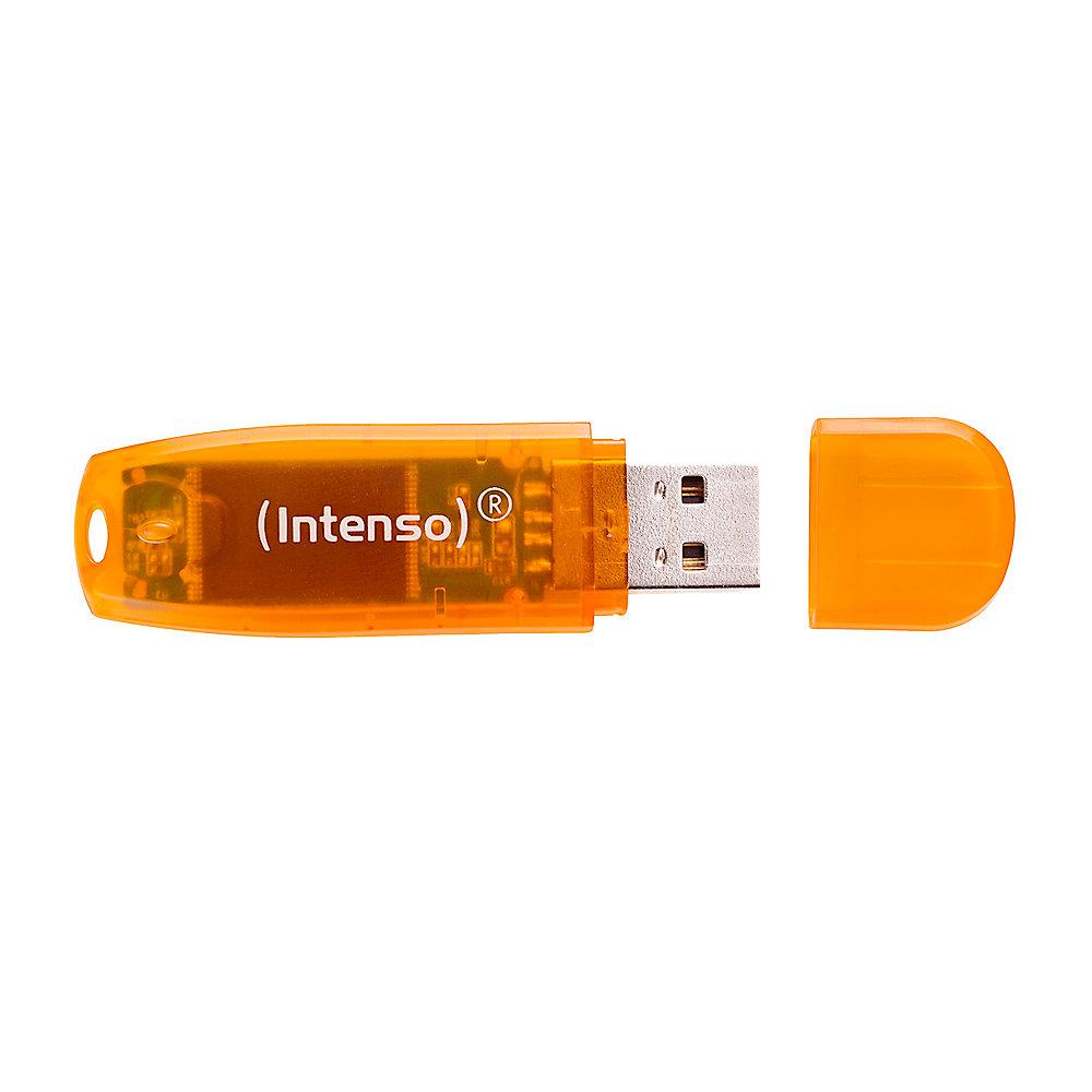 Intenso Rainbow Line 64GB USB Stick orange, Intenso, Rainbow, Line, 64GB, USB, Stick, orange