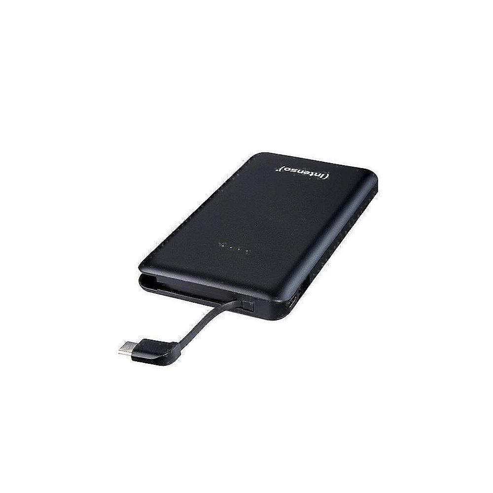 Intenso S10000-C mobiles Ladegerät Powerbank Slim 10.000 mAh USB Type C schwarz
