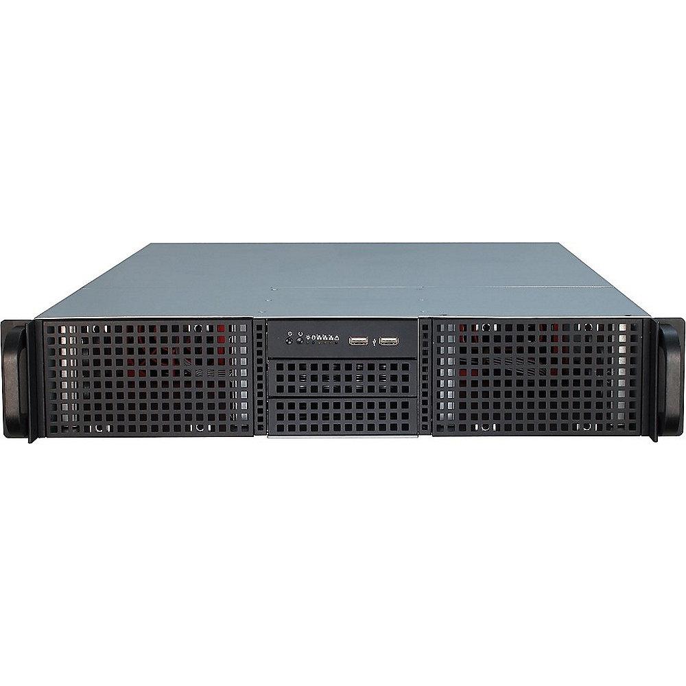 Intertech IPC 2U-20255 Server 19" Rack Gehäuse 2HE schwarz (ohne Netzteil)