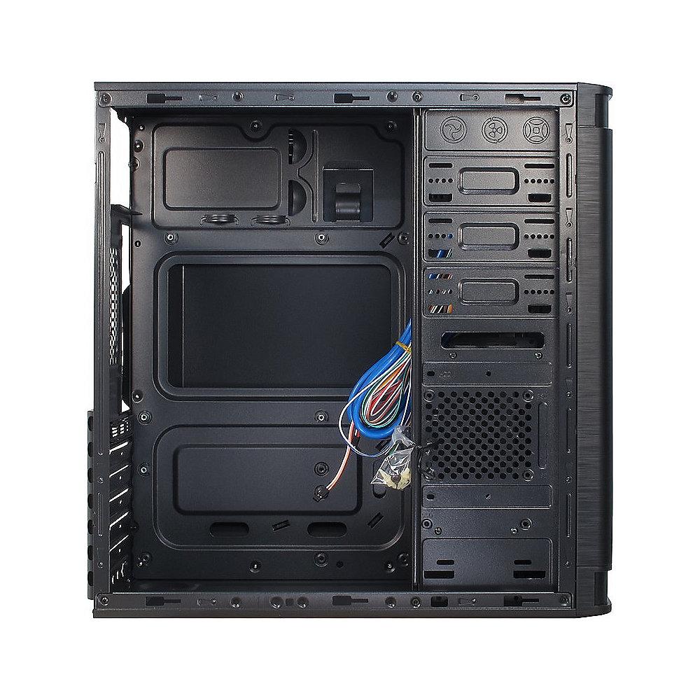 InterTech IT-5908 Midi-Tower mATX/ATX Gehäuse Schwarz ohne Netzteil USB3.0, InterTech, IT-5908, Midi-Tower, mATX/ATX, Gehäuse, Schwarz, ohne, Netzteil, USB3.0