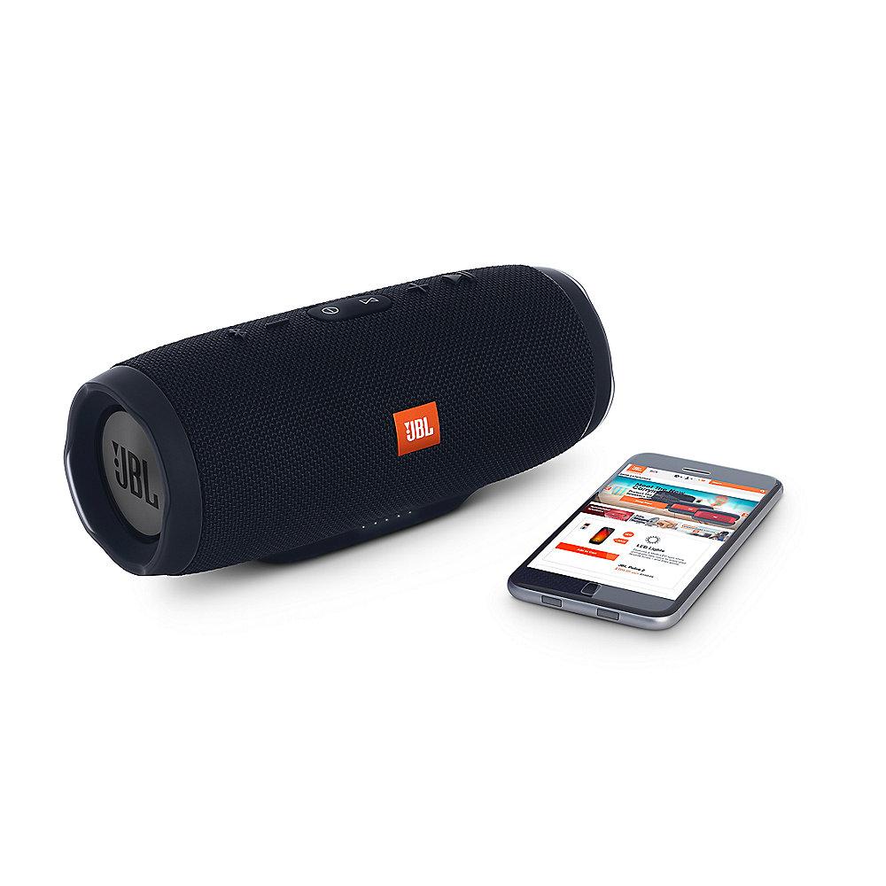JBL Charge 3 Black Tragbarer Bluetooth-Lautsprecher Schwarz
