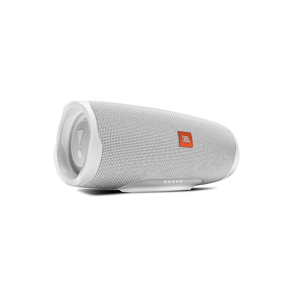 JBL Charge 4 Tragbarer Bluetooth-Lautsprecher weiß