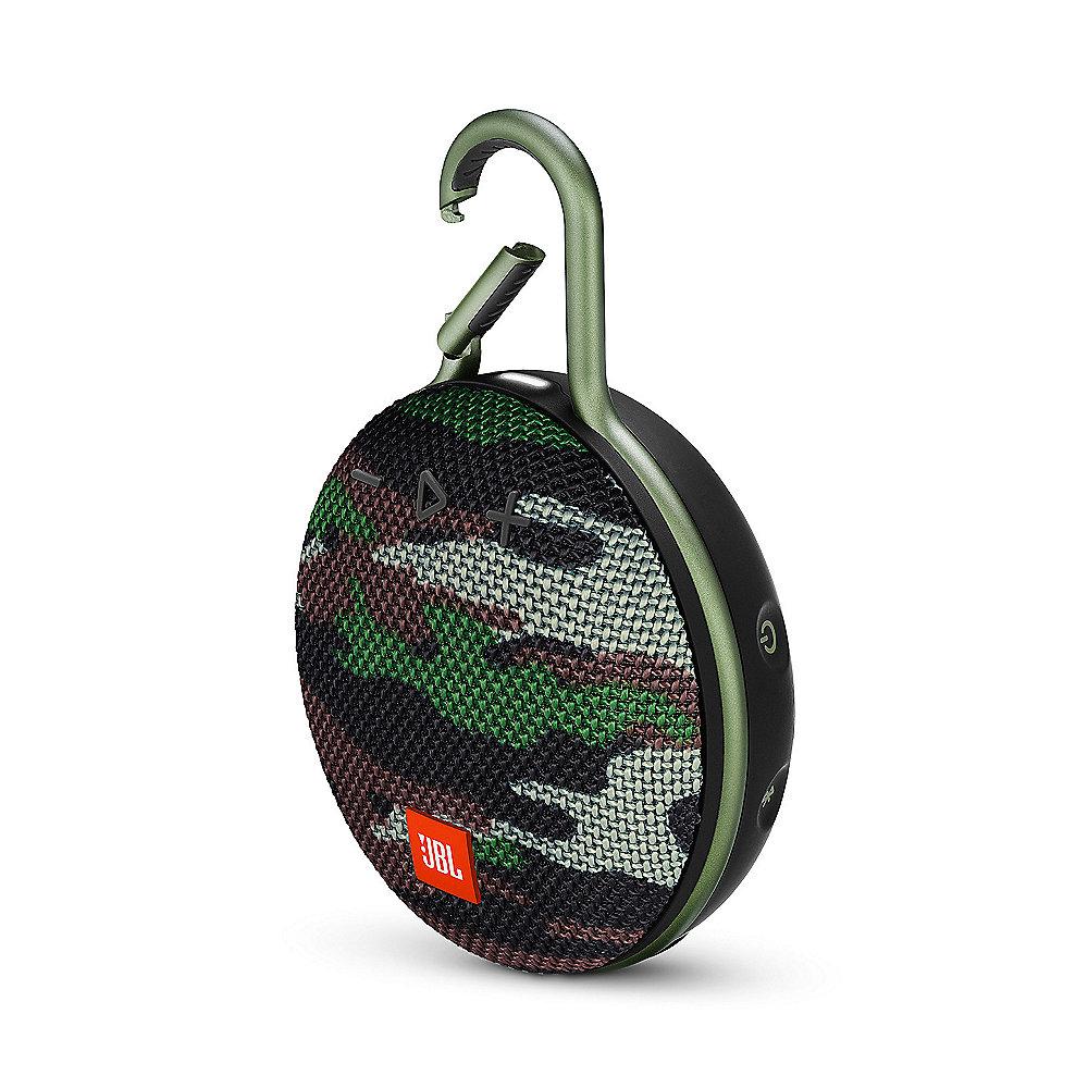 JBL Clip 3 Squad Tragbarer Bluetooth-Lautsprecher wasserdicht nach IPX7
