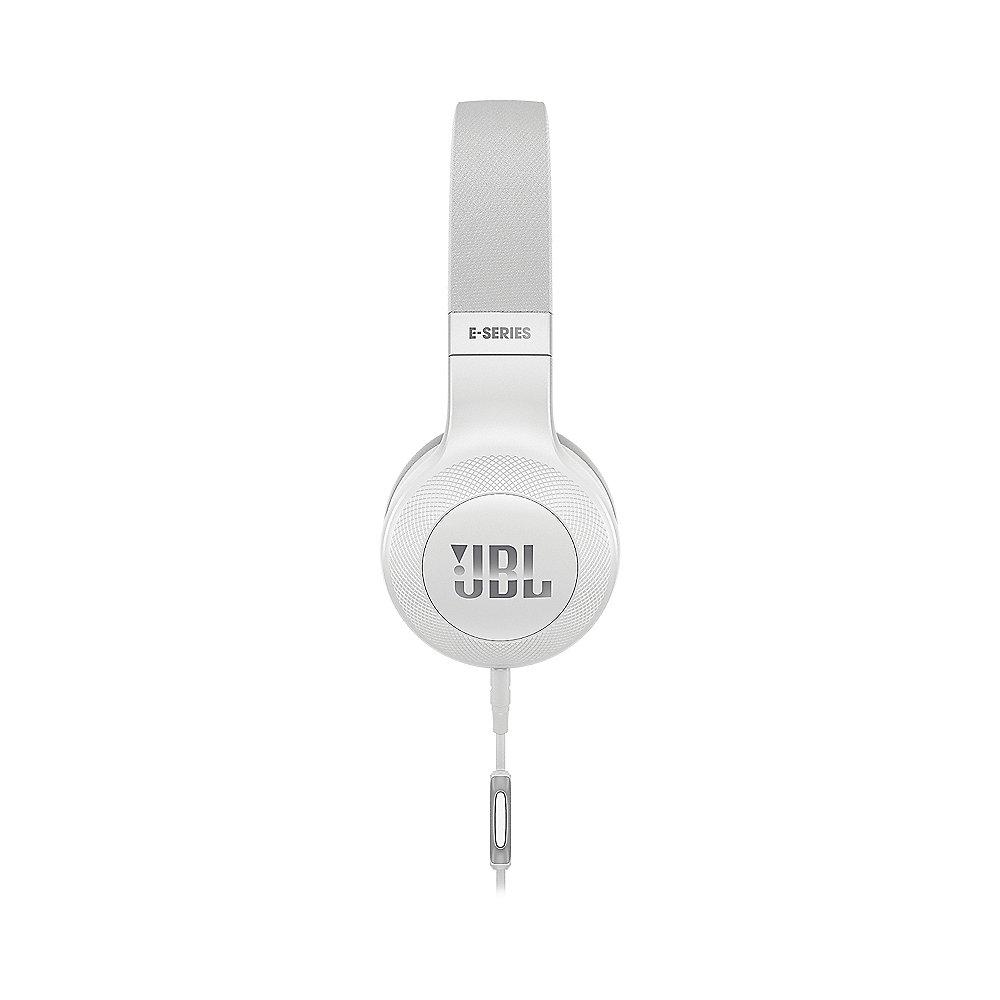 JBL E35 Weiß - On Ear- Kopfhörer mit Mikrofon Kabelfernbedienung