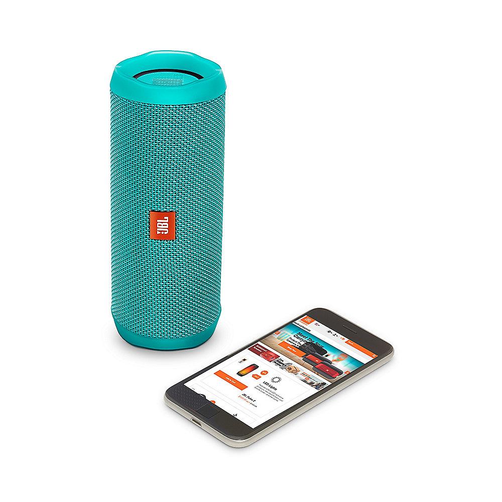 JBL Flip4 Bluetooth Lautsprecher petrol