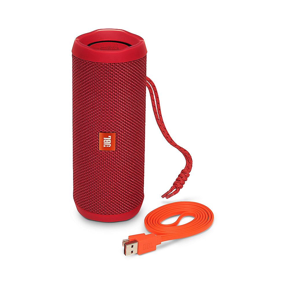 JBL Flip4 Bluetooth Lautsprecher rot