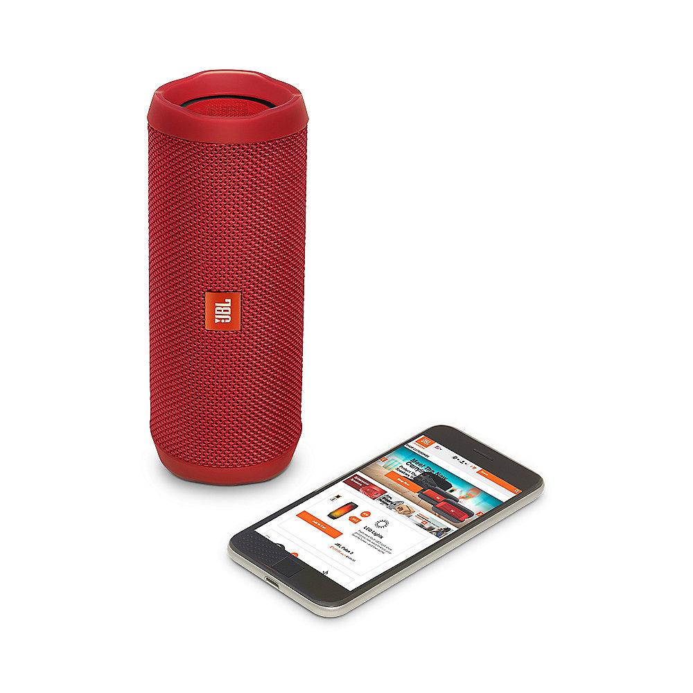 JBL Flip4 Bluetooth Lautsprecher rot