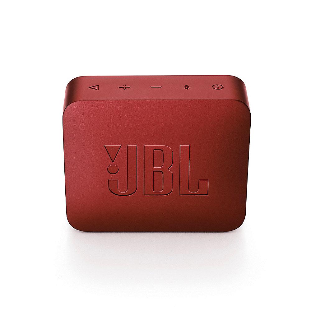 JBL GO2 Rot Ultraportabler Bluetooth Lautsprecher wasserdicht