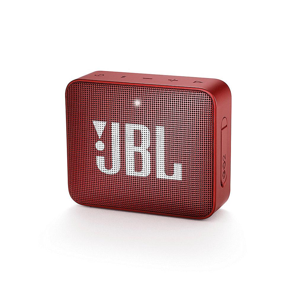 JBL GO2 Rot Ultraportabler Bluetooth Lautsprecher wasserdicht