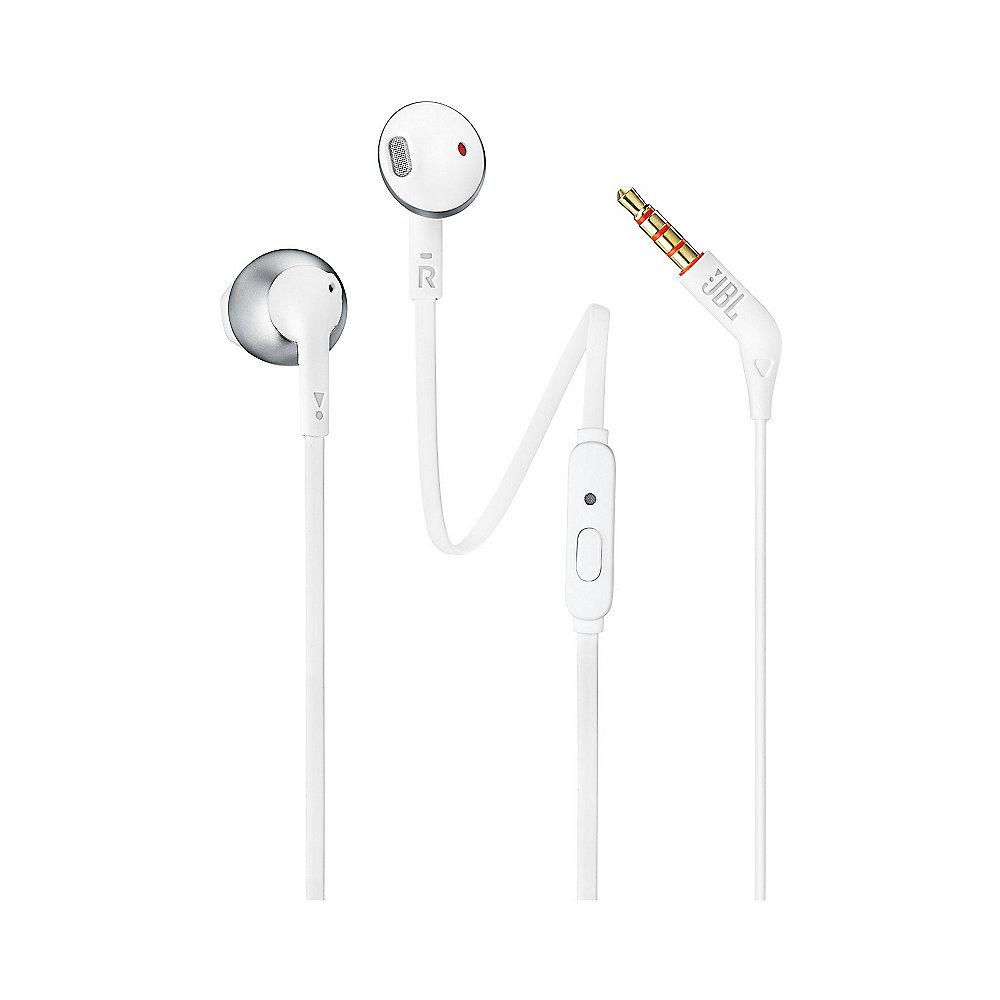 JBL T205 Chrome - In Ear-Kopfhörer mit Mikrofon