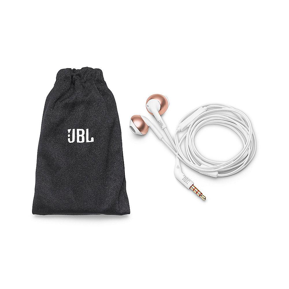 JBL T205 Rosegold - In Ear-Kopfhörer mit Mikrofon