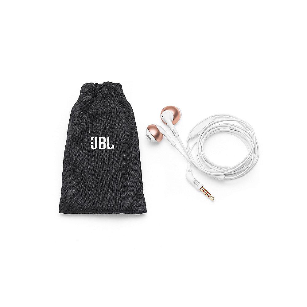JBL T205 Rosegold - In Ear-Kopfhörer mit Mikrofon